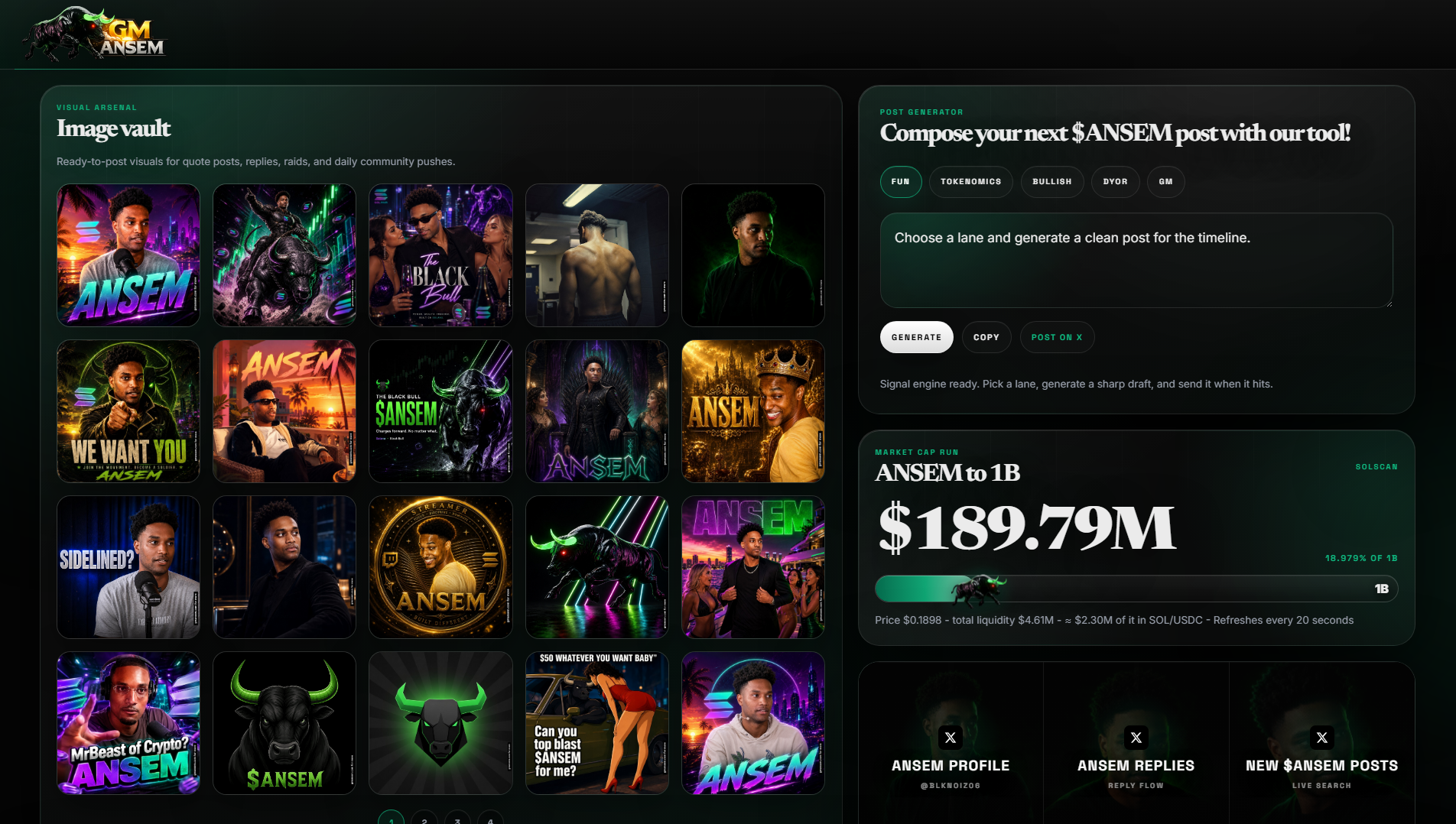 Screenshot of gmansem.com