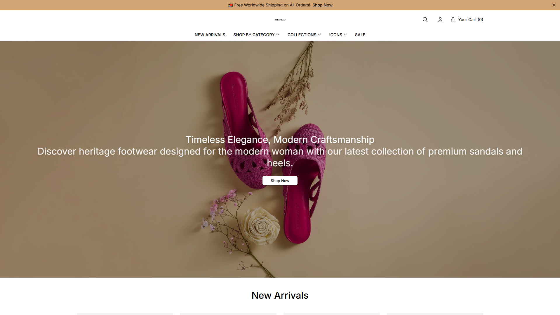 Stored capture of bernardostyle.shop