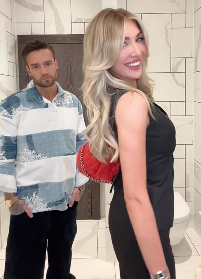 En agosto de 2024, Payne fue criticado por bromear diciendo que su novia influencer estaba “tapada por una vez” en un video de TikTok.kateecass/TikTok