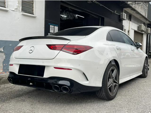 Mercedes CLA W118 AMG Line ONLY Front Splitter Lip Gloss Black 19+ UK Seller
