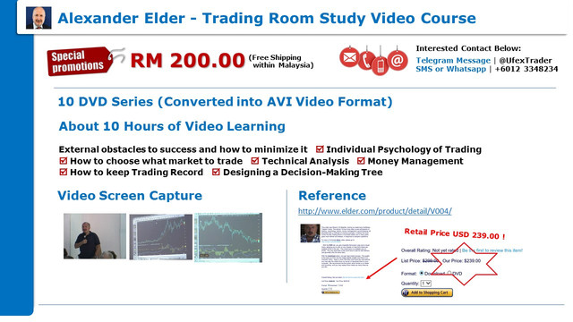 Alexander Elder Trading Room Study Video Course