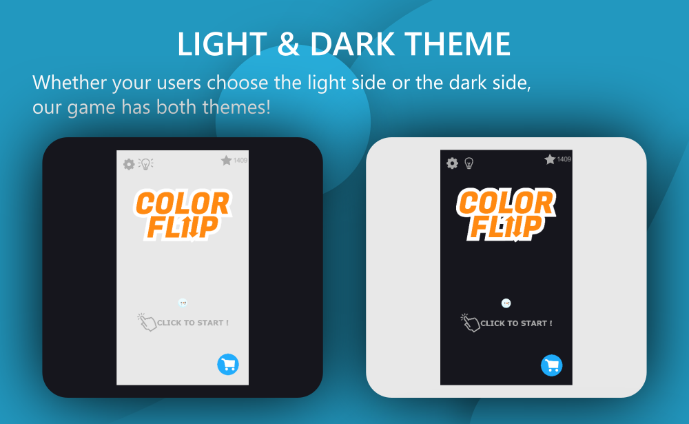 Color Flip - Arcade, AdMob Game