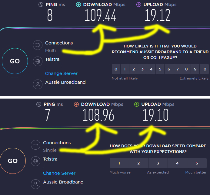 Just changed over to Aussie Aussie Broadband
