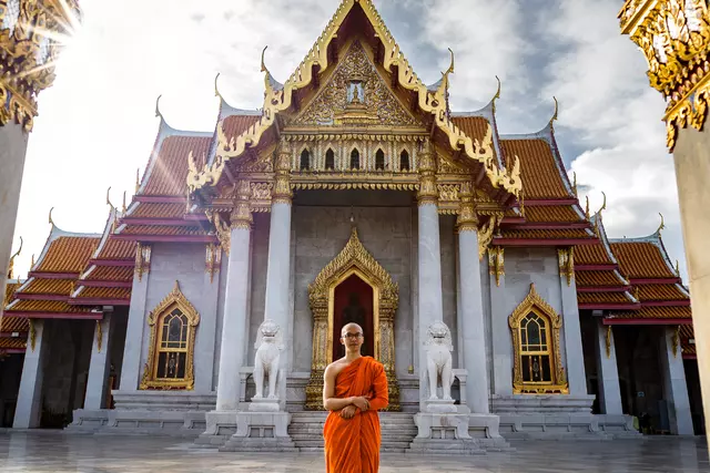 Bhuddist Monk: A symbol of Thai Tradition