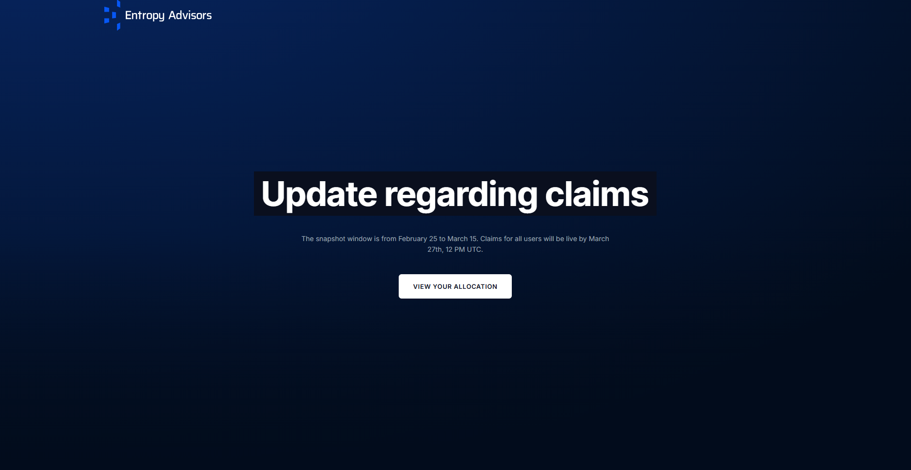 Stored capture of entropyadvisors.xyz