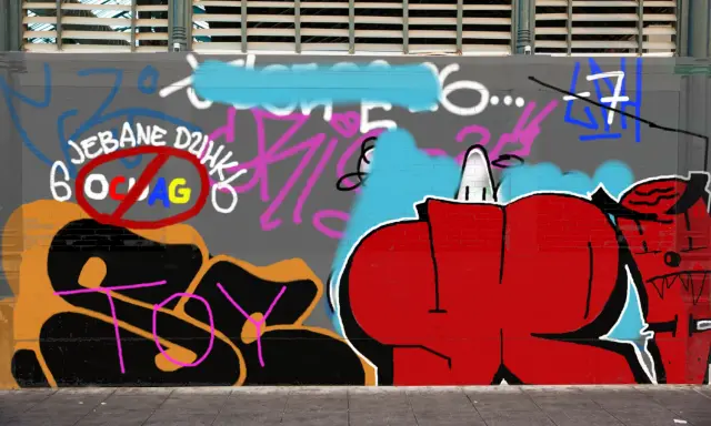 Graffiti artwork by 4PONE