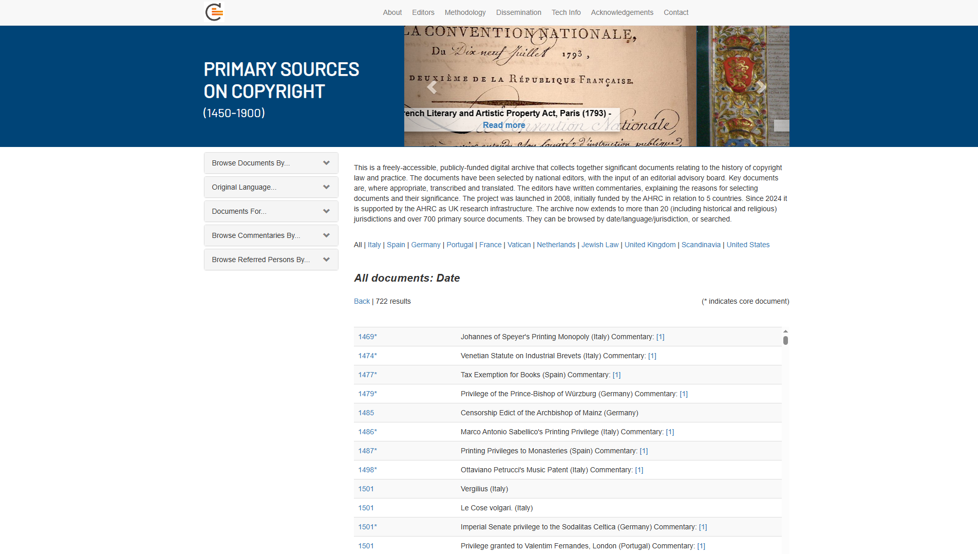 Stored capture of copyrighthistory.org