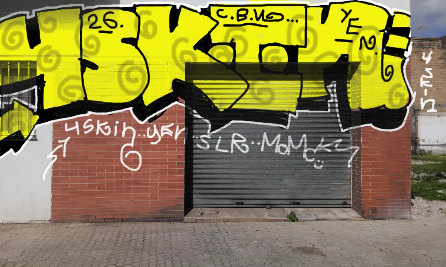 Graffiti artwork by 4skin310allcitys