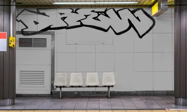 Graffiti artwork by Drew