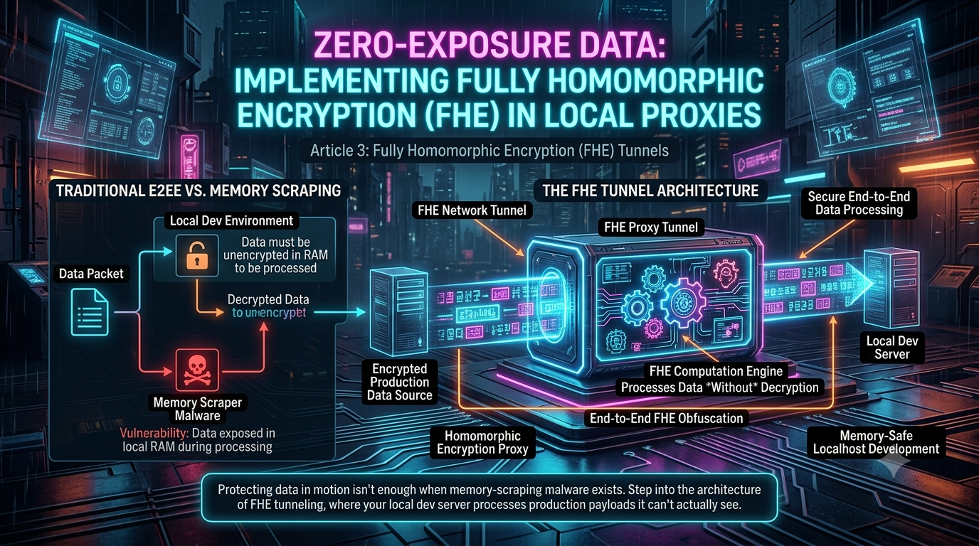 Zero-Exposure Data: Implementing Fully Homomorphic Encryption (FHE) in Local Proxies