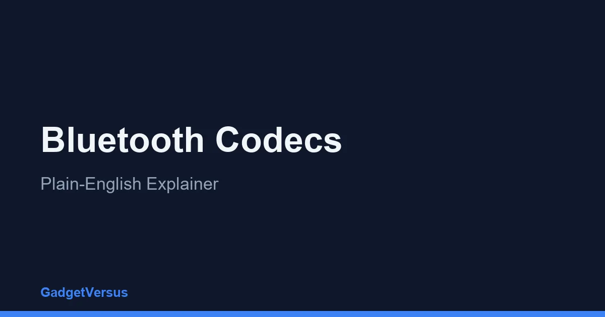 Bluetooth Codecs