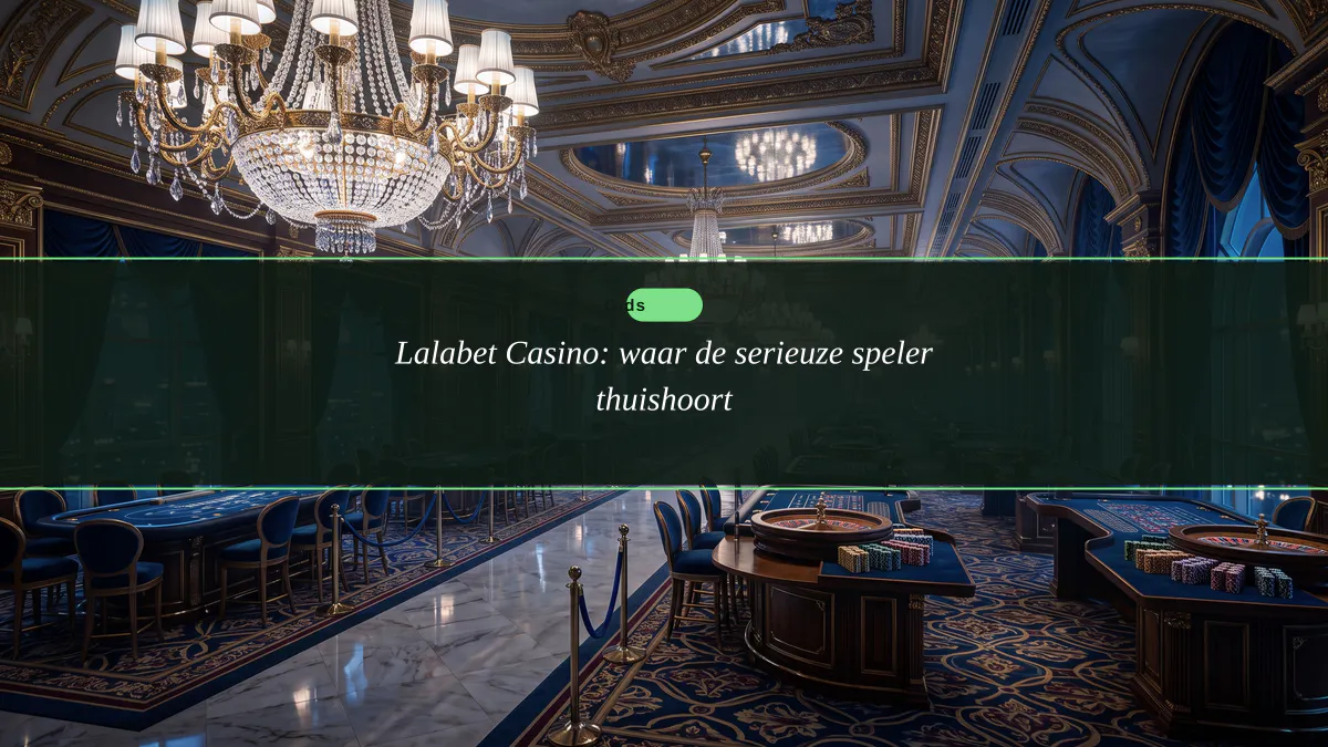 Lalabet Casino: waar de serieuze speler thuishoort