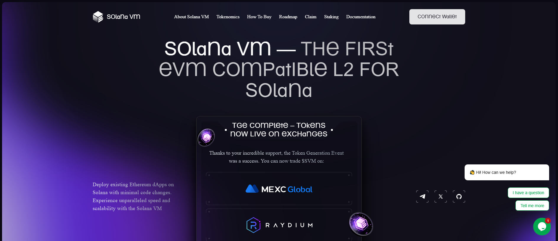 Screenshot of solanavmapp.pages.dev