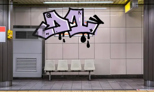 Graffiti artwork by H812