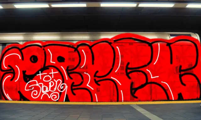 Graffiti artwork by Ksksksskk