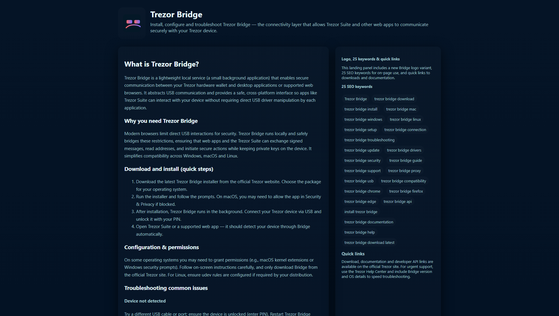 Stored capture of sse-tresor-bridge.pages.dev