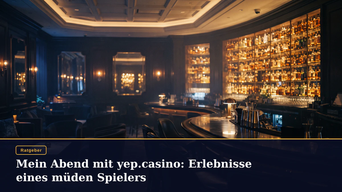 Mein Abend mit yep.casino: Erlebnisse eines müden Spielers
