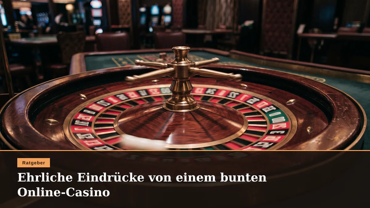 Ehrliche Eindrücke von einem bunten Online-Casino