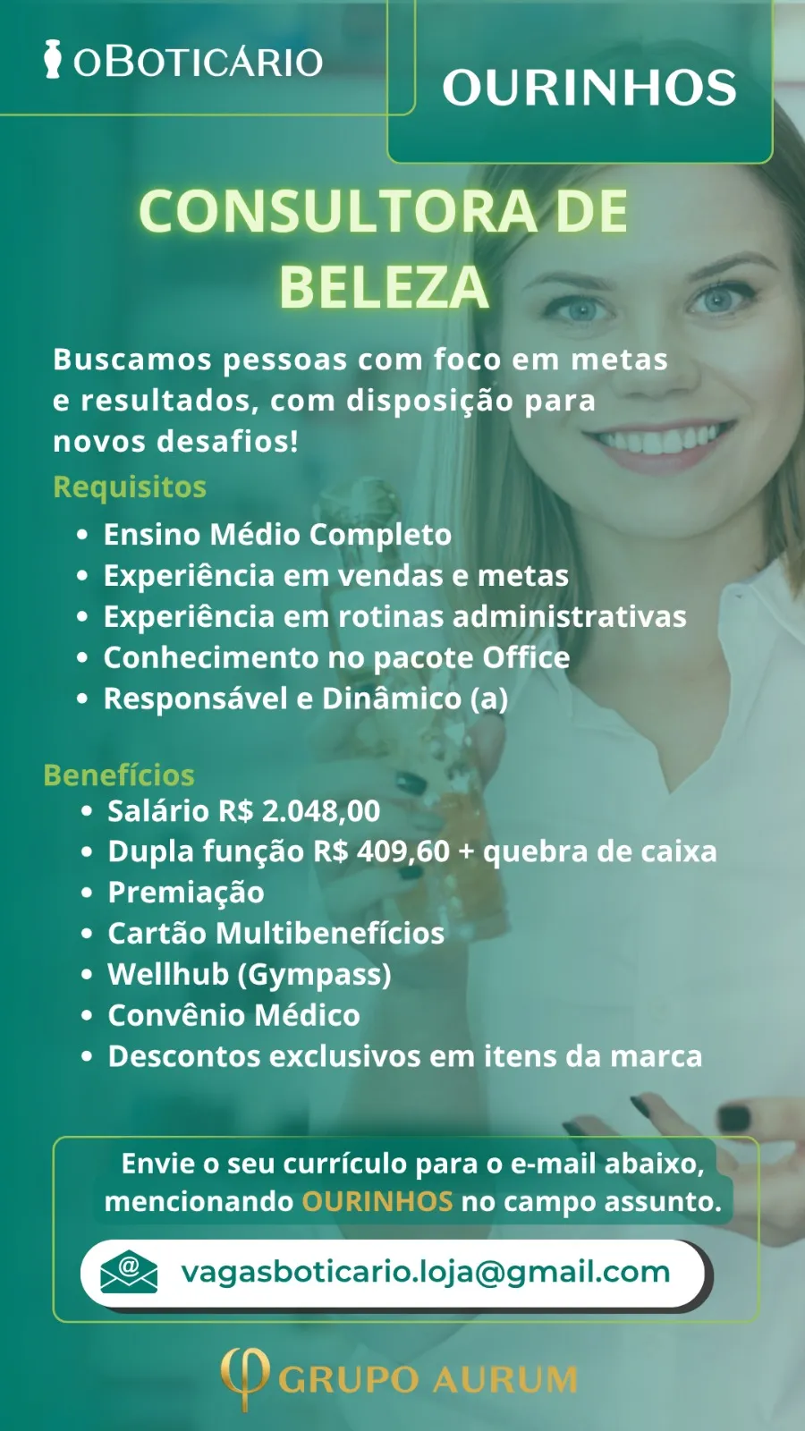 Consultora De Beleza Na Obotic&Aacute;rio