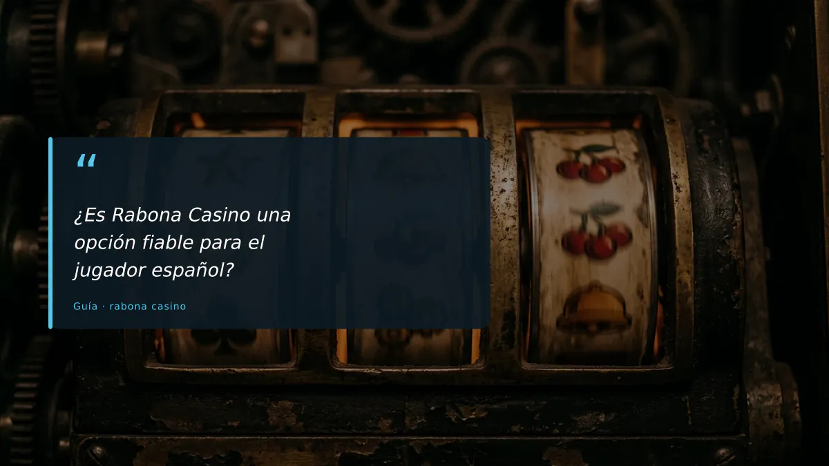 ¿Es Rabona Casino una opción fiable para el jugador español?