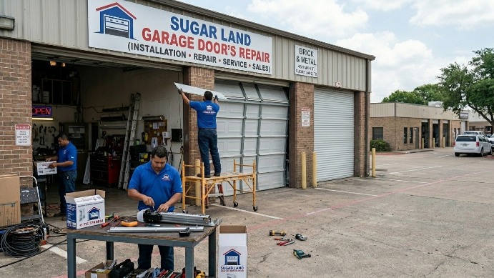 Professional garage door installation Sugar Land TX