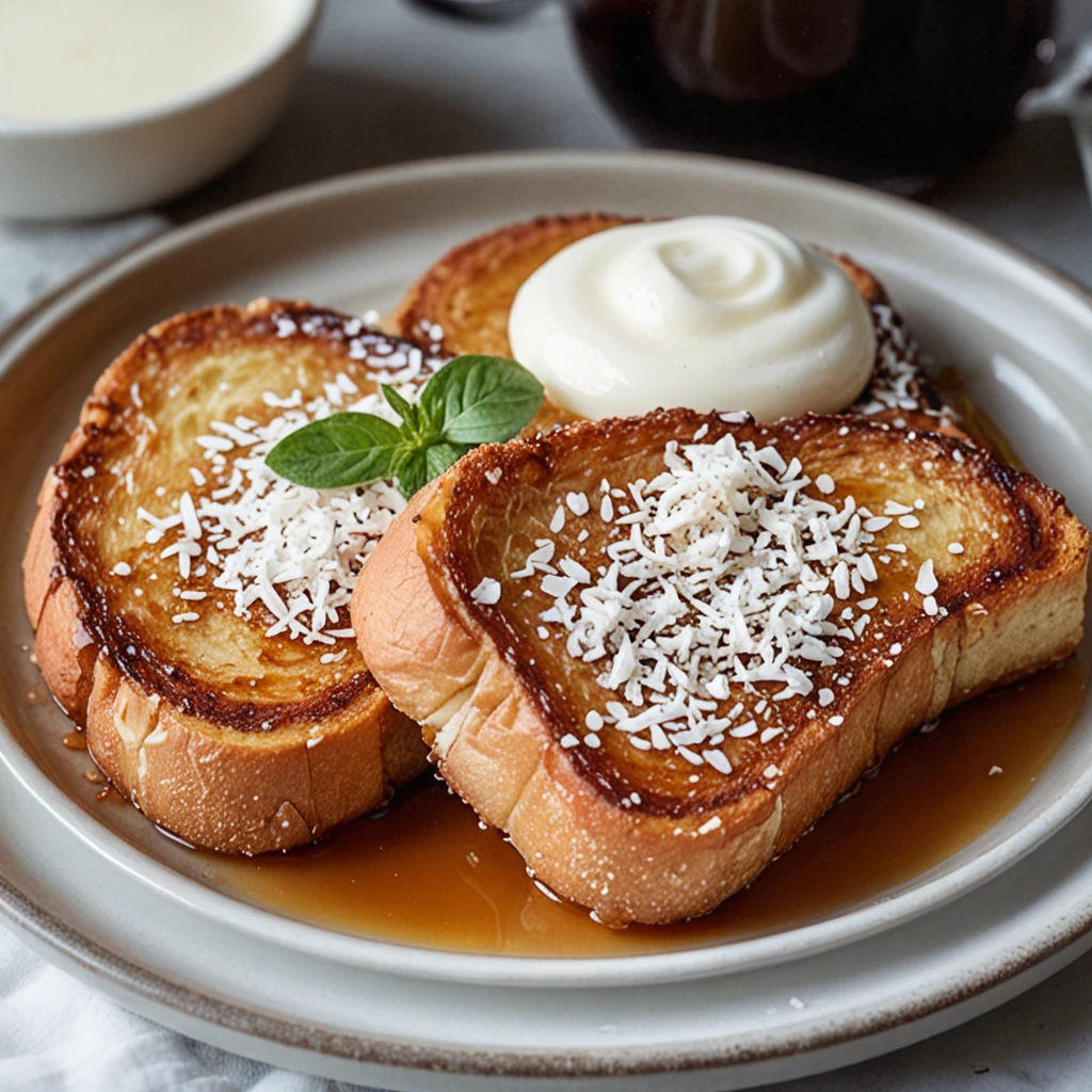 Delicious Coconut Crust French Toast Recipe