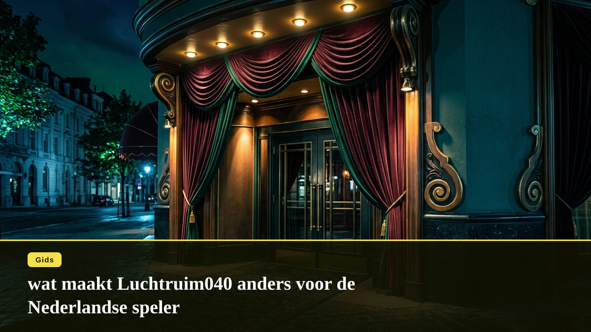wat maakt Luchtruim040 anders voor de Nederlandse speler