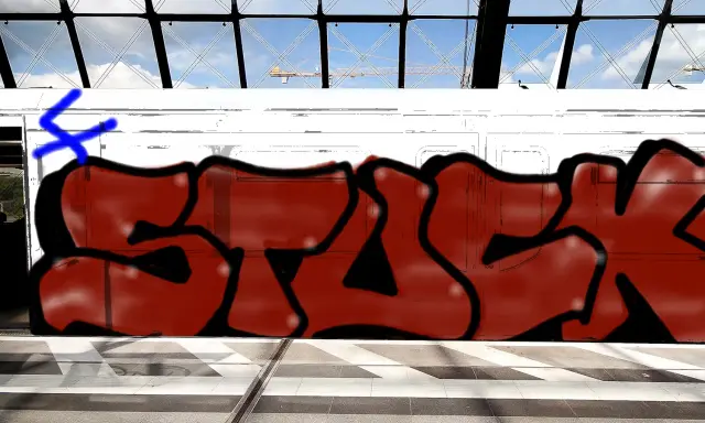 Graffiti artwork by STUCK1