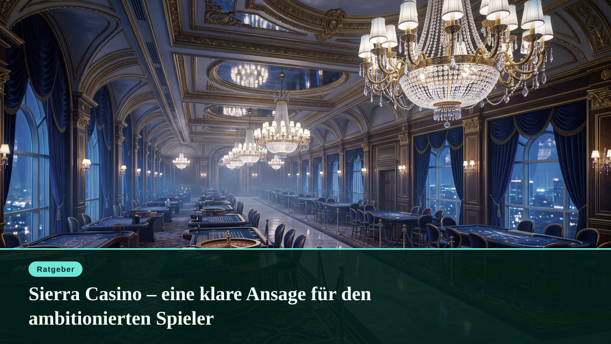 Sierra Casino – eine klare Ansage für den ambitionierten Spieler