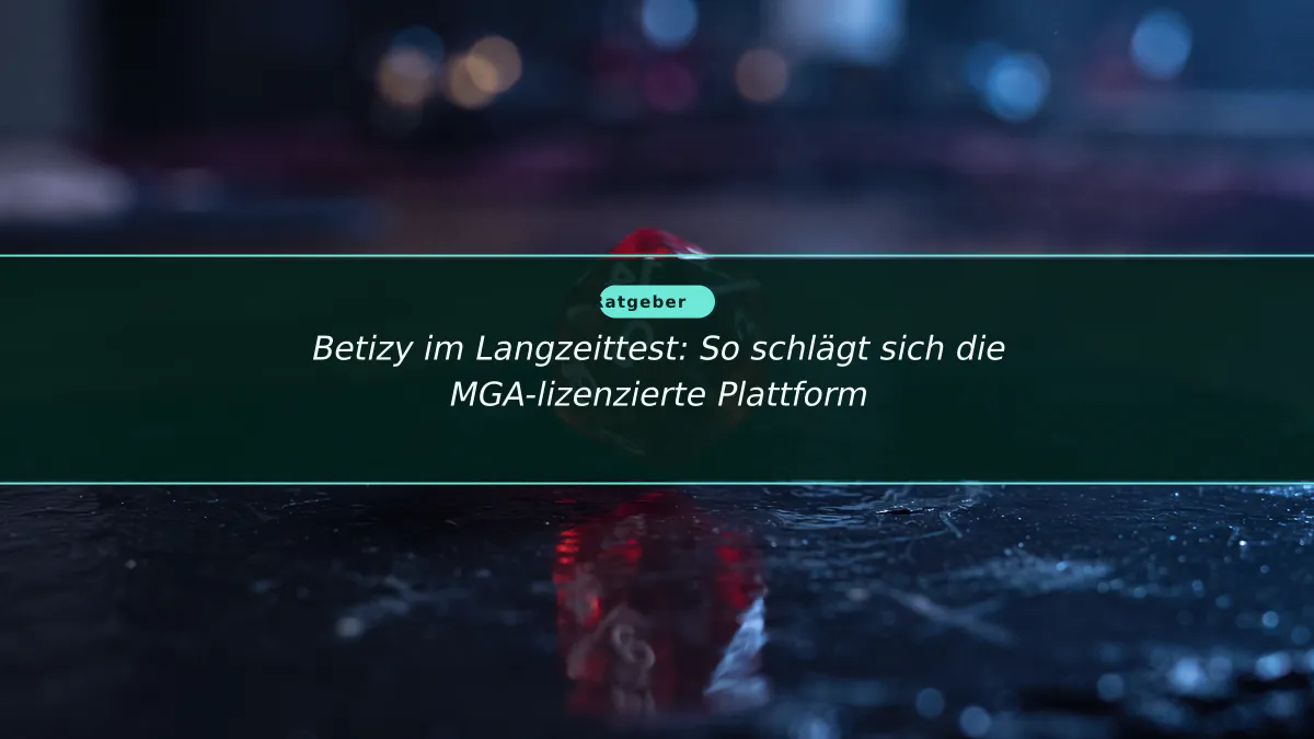 Betizy im Langzeittest: So schlägt sich die MGA-lizenzierte Plattform
