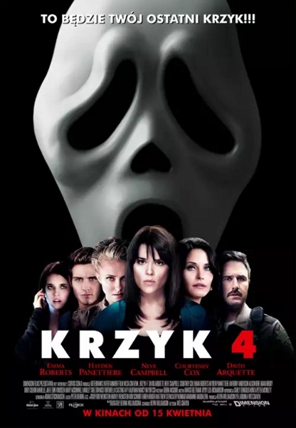 Krzyk 4 / Scream 4 (2011) PL | 360p | 480p | 720p | AC3.BRRip.XviD-GR4PE | DD5.1 | Lektor PL
