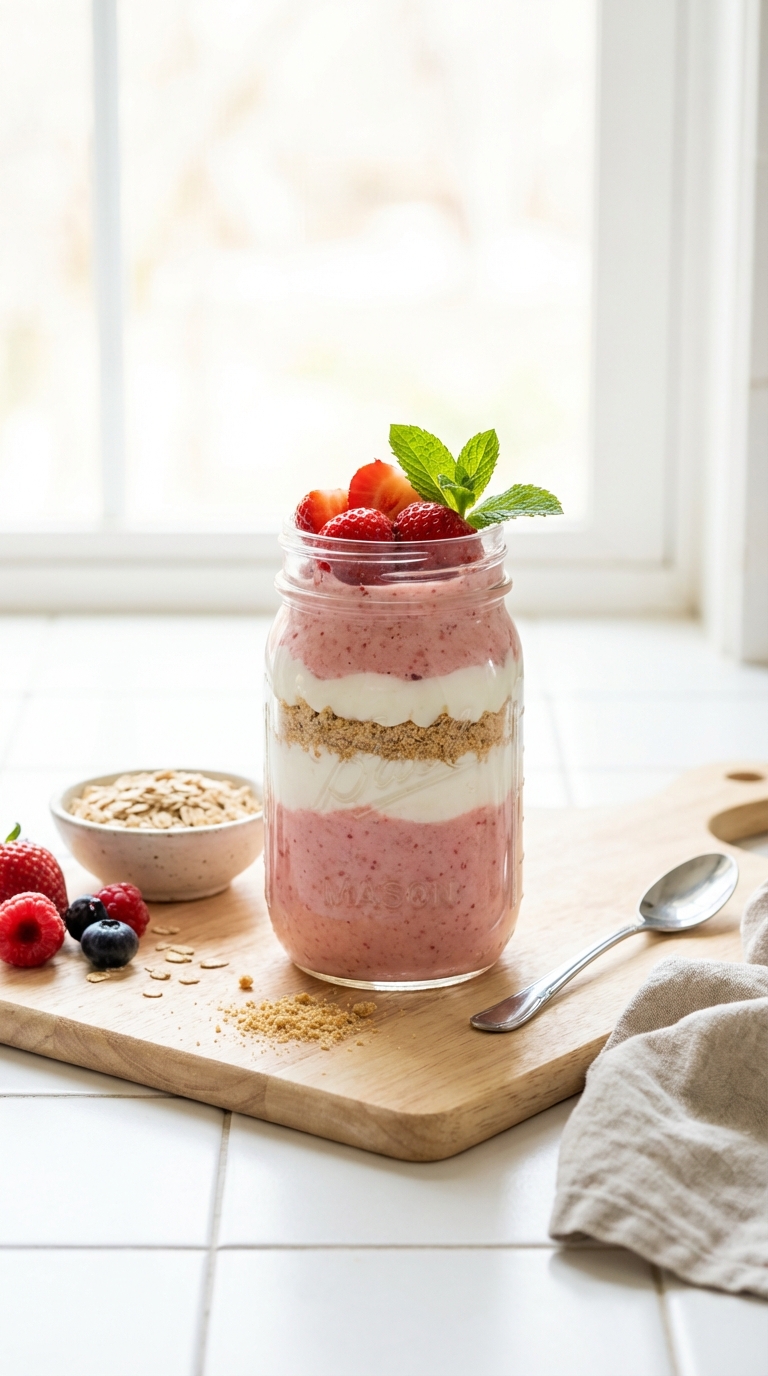 Strawberry Cheesecake Bliss — A Guilt-Free Dessert Swap