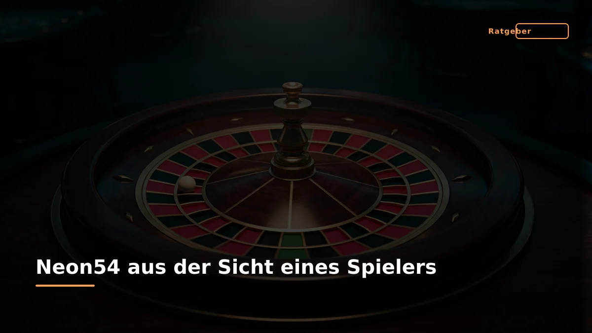 Neon54 aus der Sicht eines Spielers