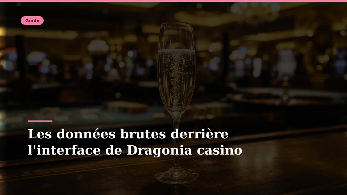 Les données brutes derrière l'interface de Dragonia casino