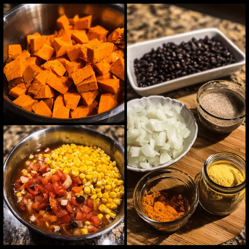 Sweet Potato Black Bean Chili: Easy One-Pot Dinner Delight
