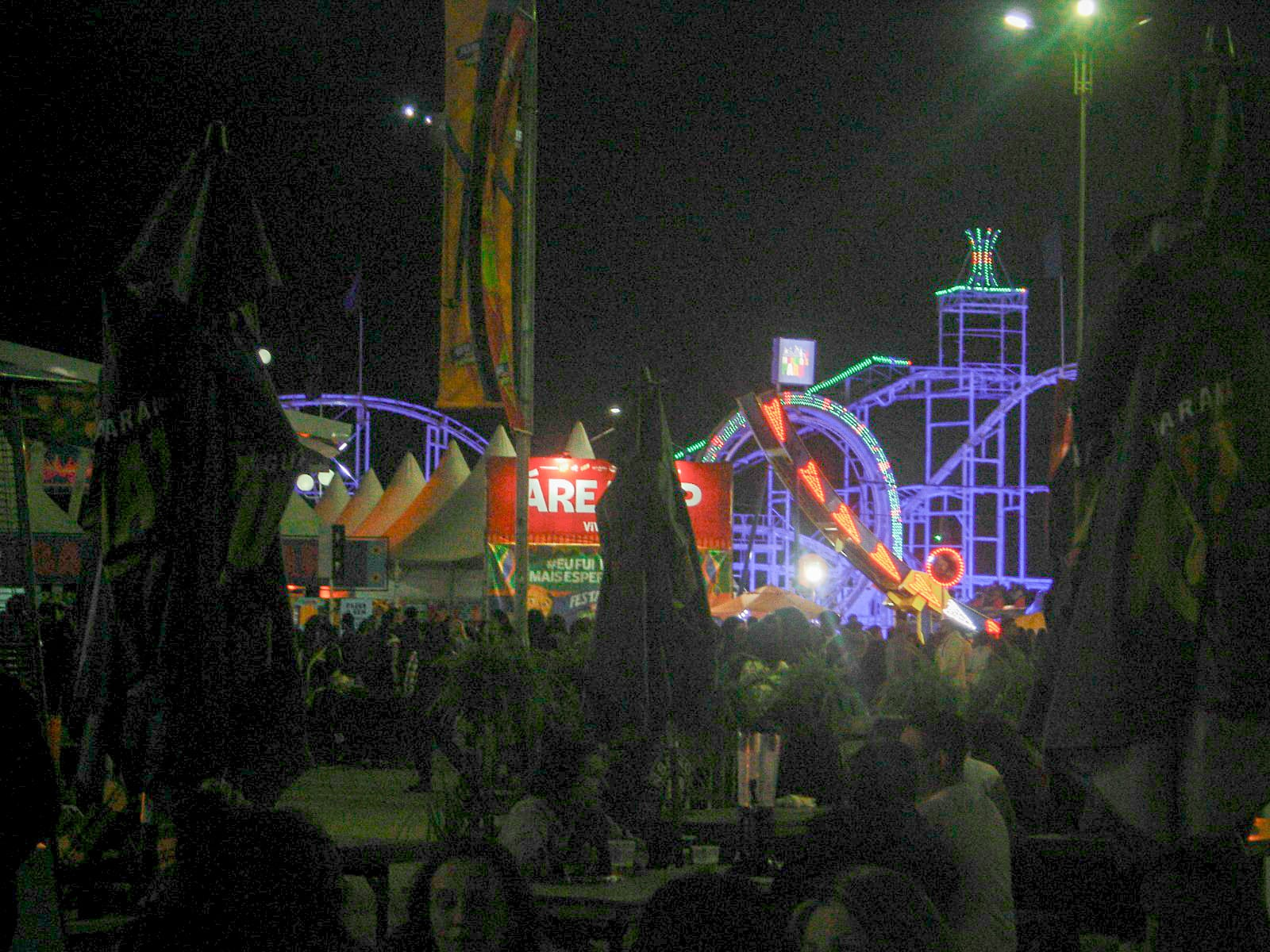 Kind of crappy carnival at the festa junina