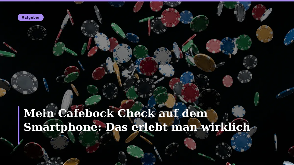 Mein Cafebock Check auf dem Smartphone: Das erlebt man wirklich