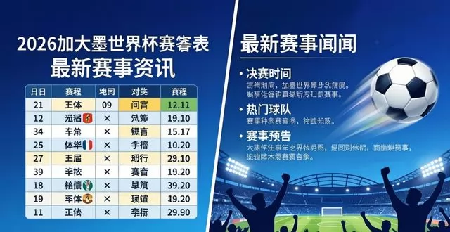 2026 美加墨世界杯深度解读：赛程、赛制与观赛价值全解析