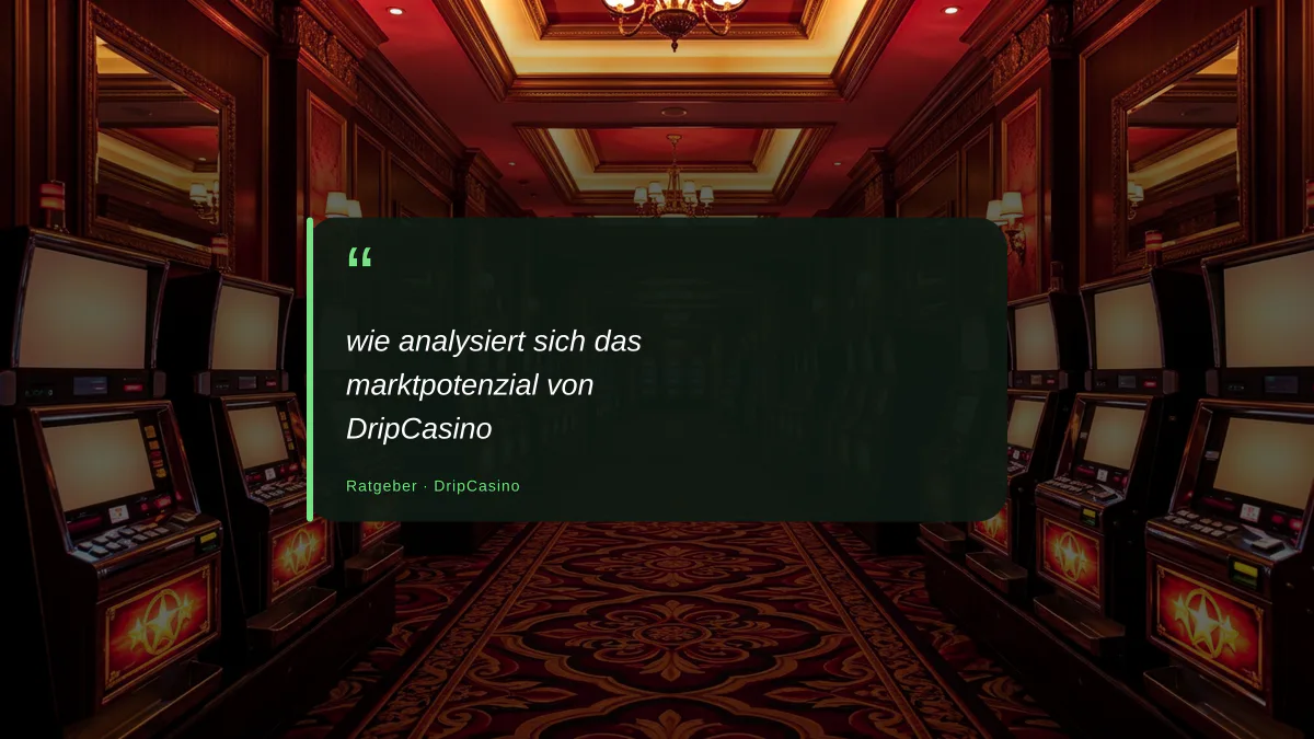 wie analysiert sich das marktpotenzial von DripCasino