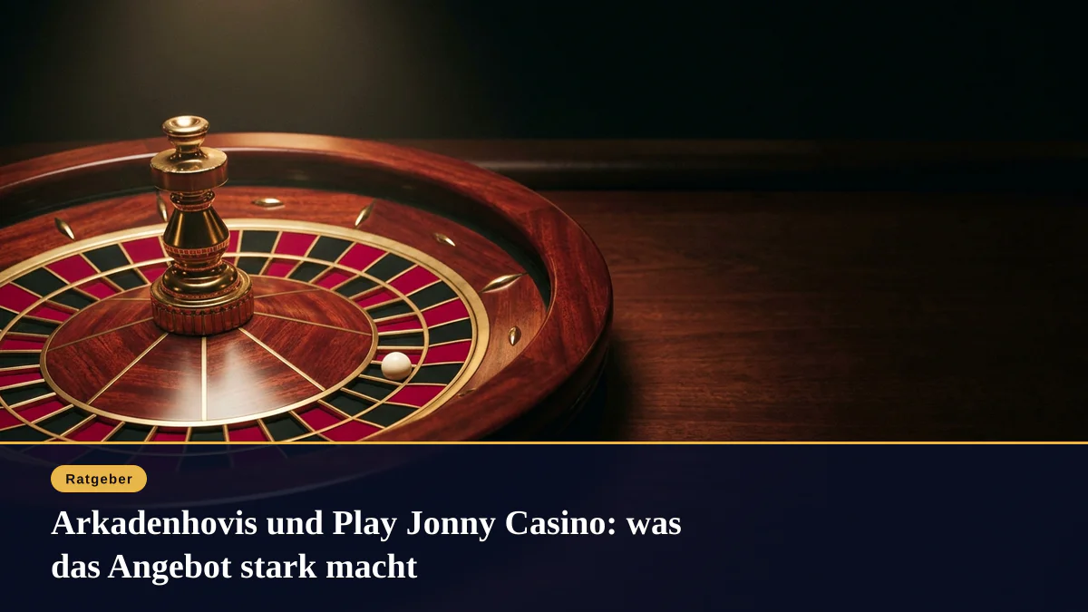 Arkadenhovis und Play Jonny Casino: was das Angebot stark macht