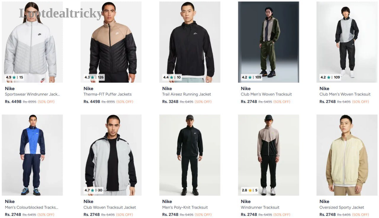Nike Clothing At Offer Image