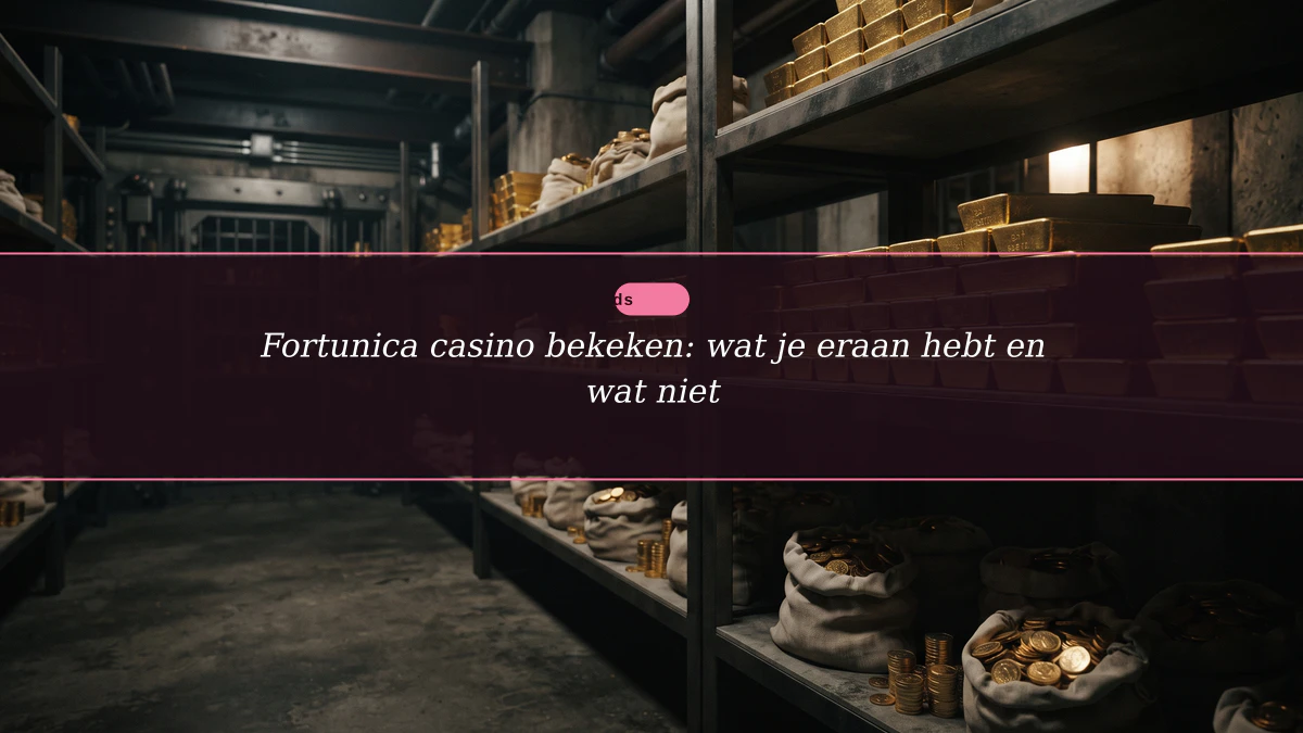 Fortunica casino bekeken: wat je eraan hebt en wat niet