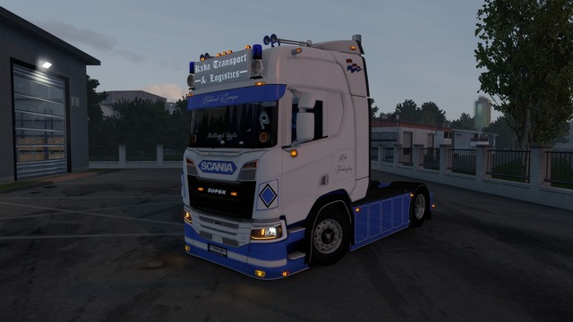 Bright Blue Scania R Holland Style