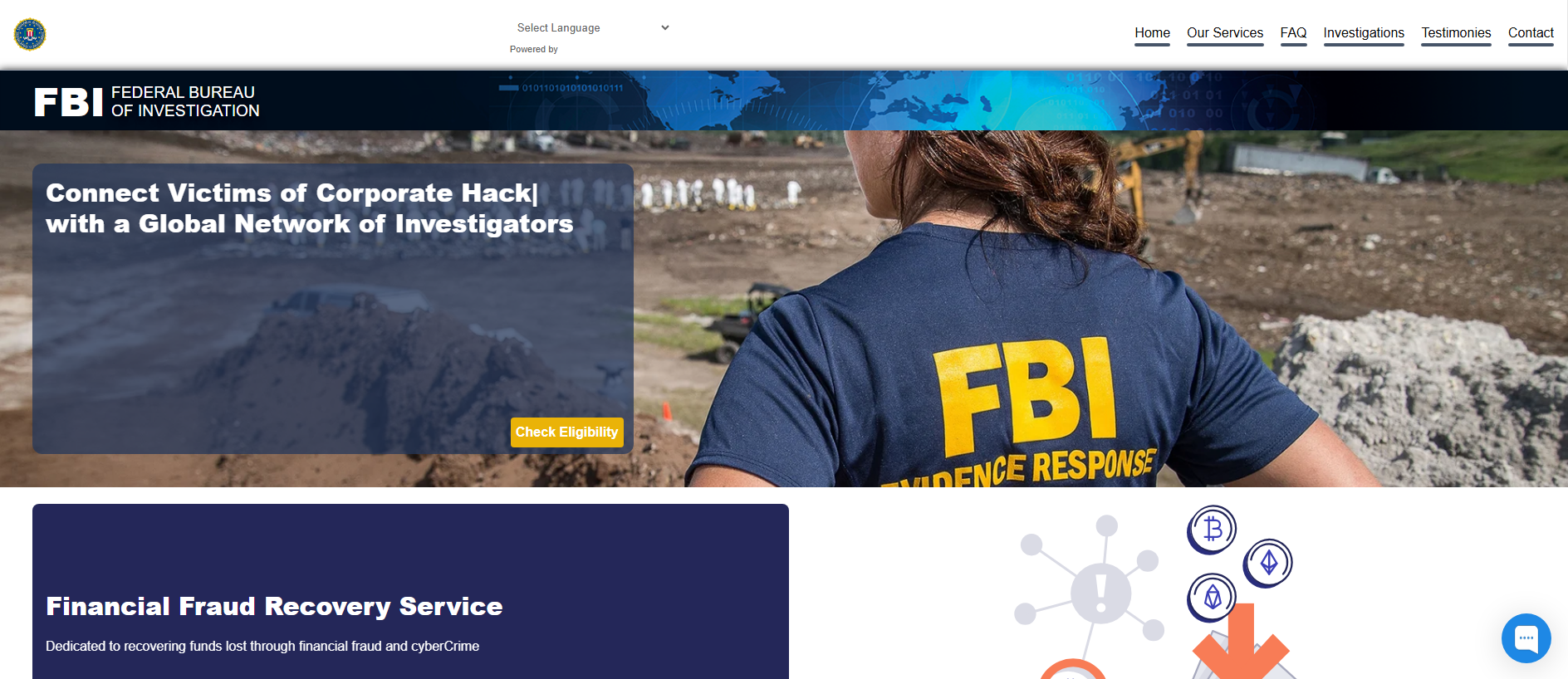 Stored capture of fbi-investingationunit.com
