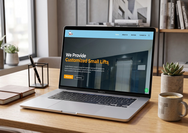 Twin Star Elevator website design