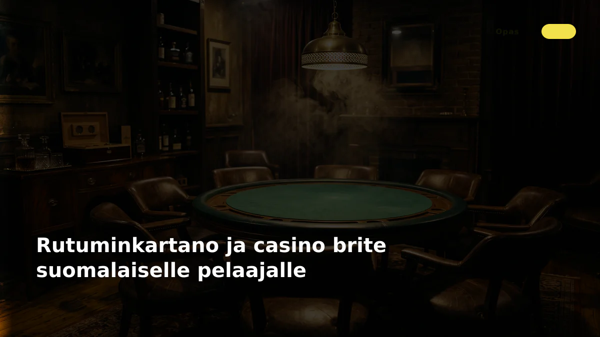 Rutuminkartano ja casino brite suomalaiselle pelaajalle