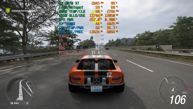 9070 XT Red Devil (Samsung VRAM chips)
Tune:

Max Frequency Offset: -500 (2950MHz)
Voltage: -60mV

VRAM: 2798MHz (2784 effective)
Default Timing

Power Limit: +10% (363W)