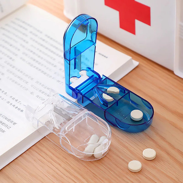Pill Cutter with Storage