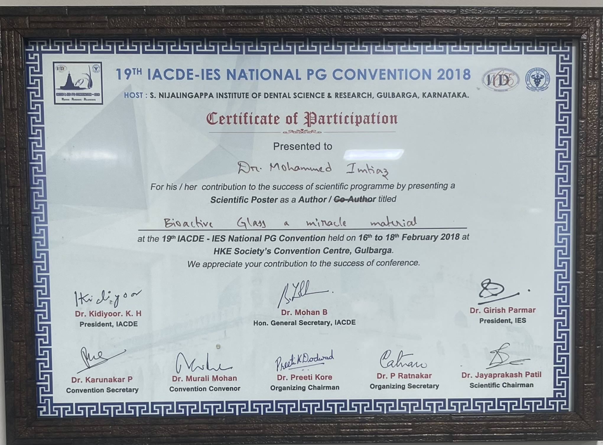 Professional Certificate