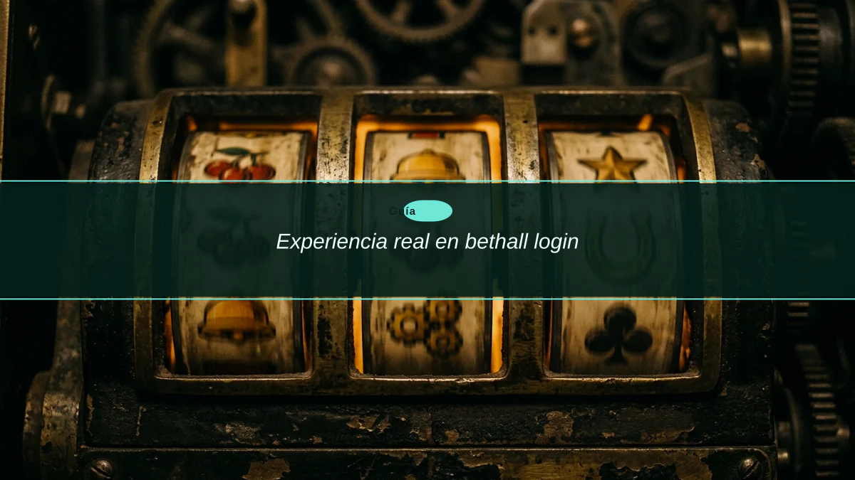 Experiencia real en bethall login